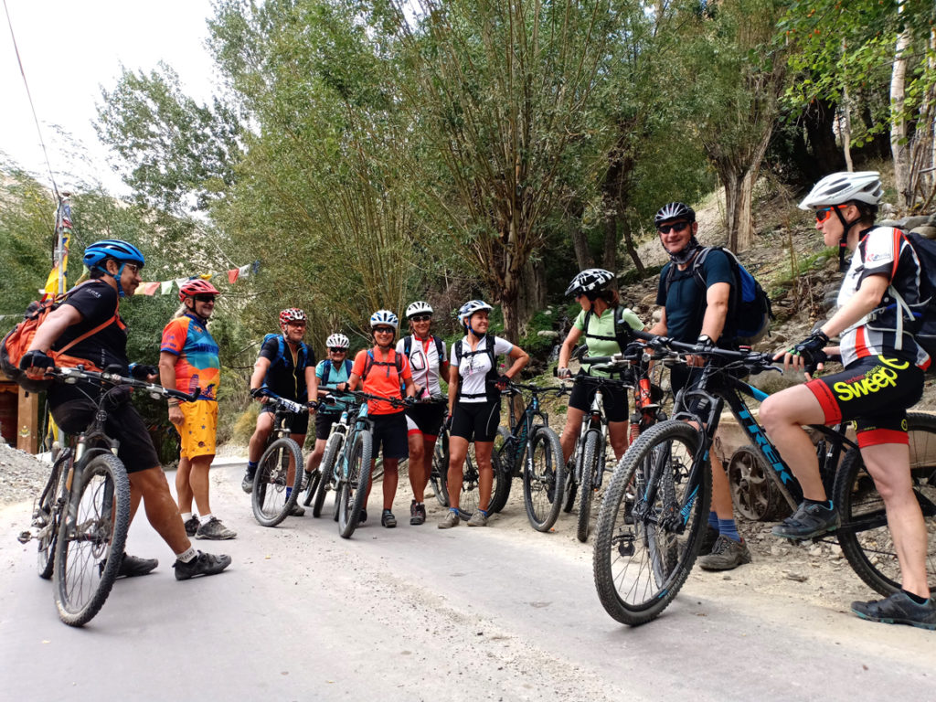 <img src="best cycling tour ladakh" alt="offbeat roads supported by overland truck for logistics overlanding riverside caravan camping, secluded quiet peaceful camp location, ladakh rajasthan bhuj kutch gujarat">
