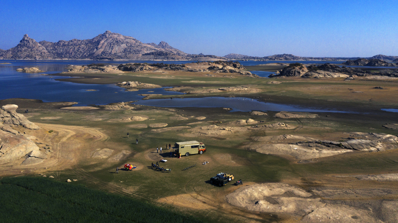 <img src="caravan offbeat motorhome bera rajasthan.jpeg" alt="caravan campervan overlanding expedition vehicle taurus camping at jawai dam lake at bera for wildlife photo tours vacations to relax rejuvenate in quiet location rajasthan india">