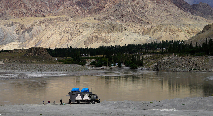 Taurus on the Indus Banks at Nimu