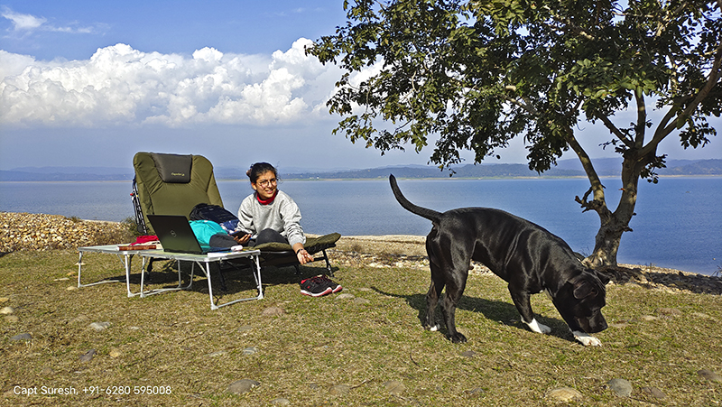safe workation staycation for single woman girl with comforts caravan camp offbeat locations nomadic holidays with campervan himachal pradesh india.
